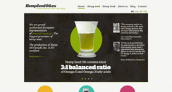 Desktop Screenshot of hempseedoil.eu
